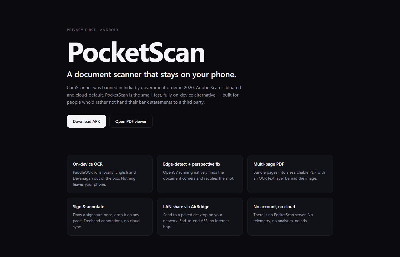PocketScan